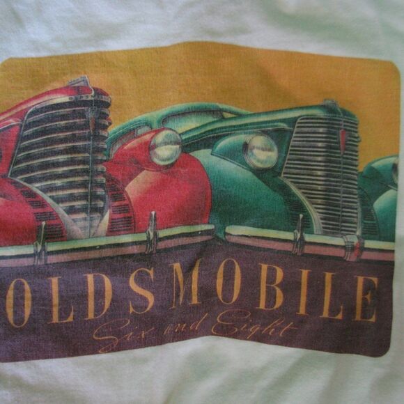 Vintage Oldsmobile Six And Eight T-Shirt - Picture 1 of 5